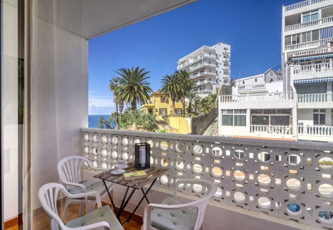 Apartment in Icod de los Vinos - Oceanview Retreat / 50m to Beach + Sunset Terrace + Ensuite Apartment in Icod de los Vinos - Oceanview Retreat / 50m to Beach + Sunset Terrace + Ensuite